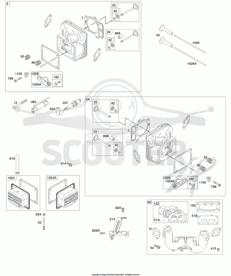 Cylinder Head, Rocker Arm Cover, Intake Manifold
