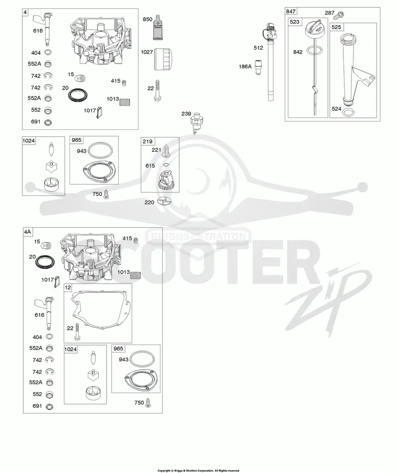 Engine Sump, Oil Pump, Dipstick/Tube Assembly