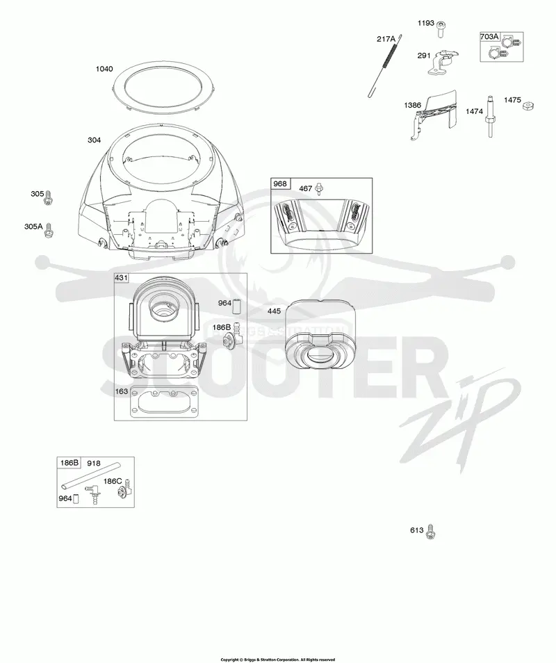Blower Housing, Air Cleaner