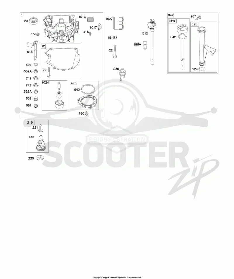 Engine Sump, Oil Pump, Dipstick/Tube Assembly