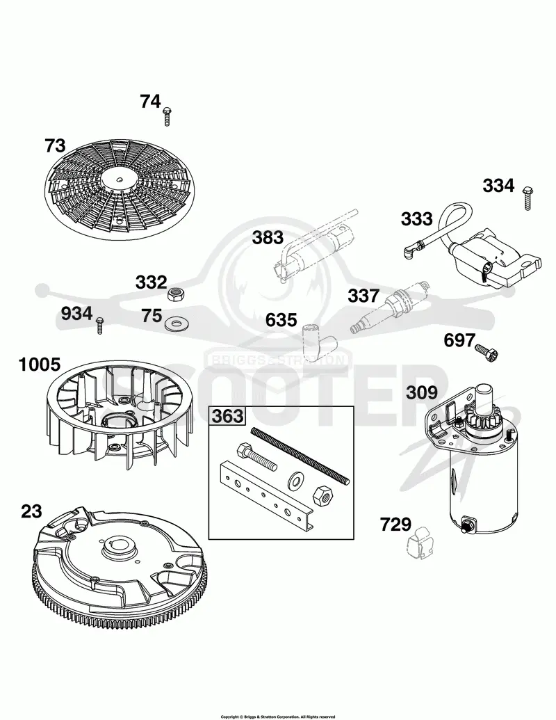 Flywheel, Ignition, and Starter Group