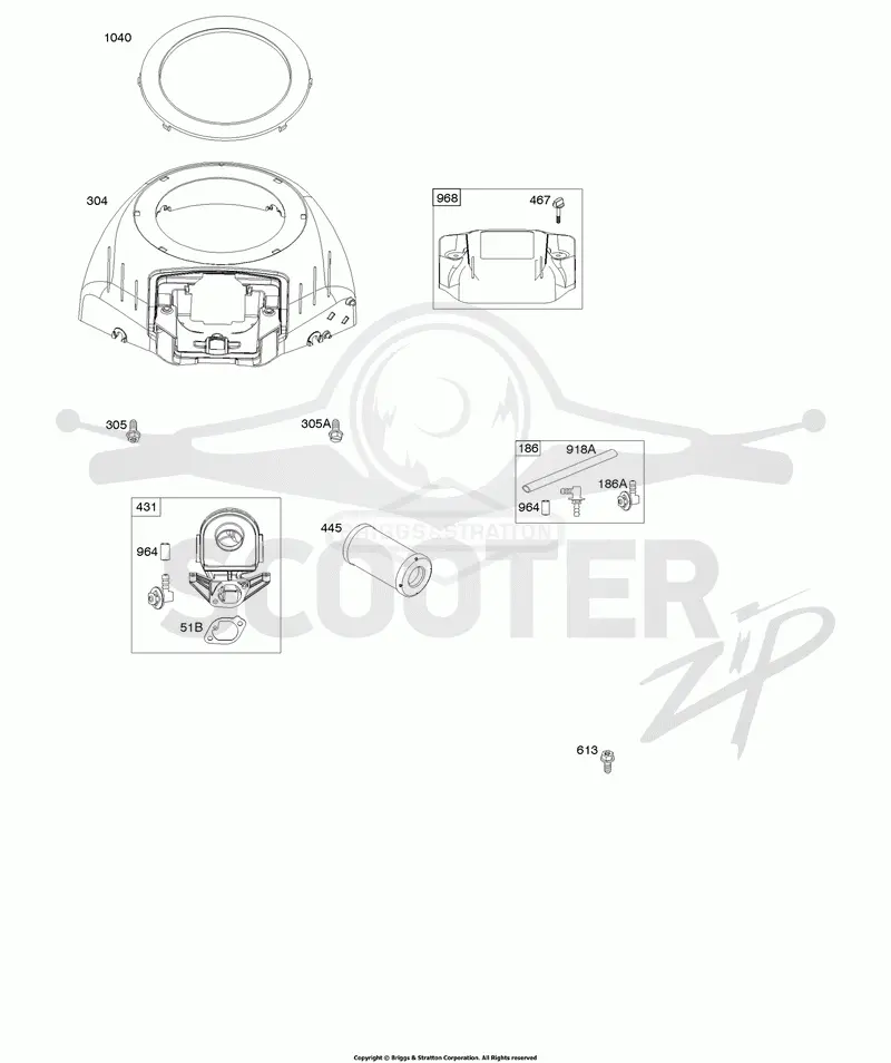 Blower Housing, Air Cleaner