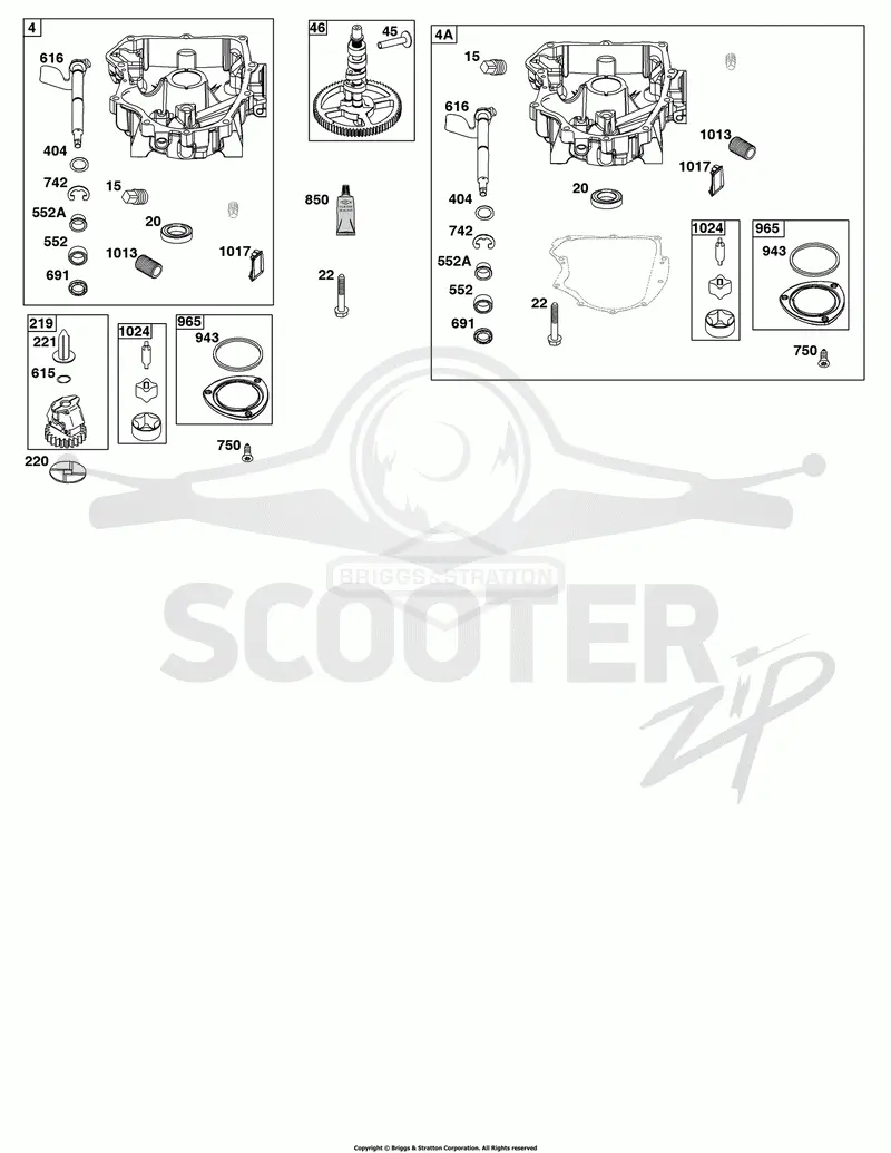 Crankcase Cover/Sump Group
