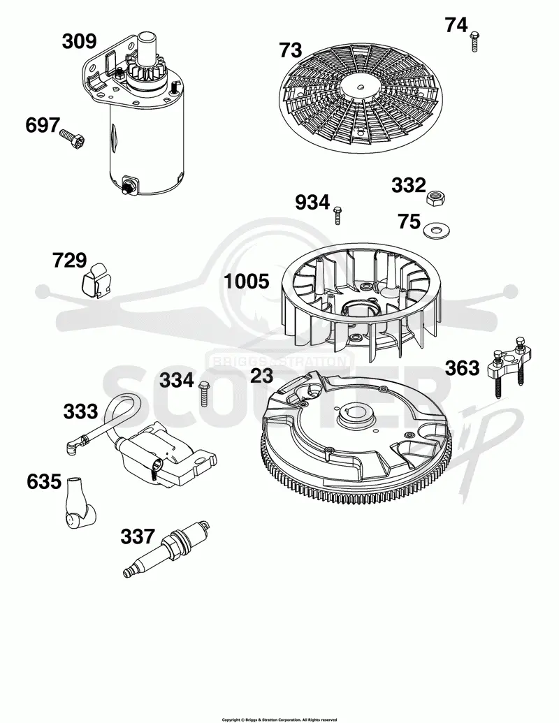 Flywheel, Ignition, and Starter Group