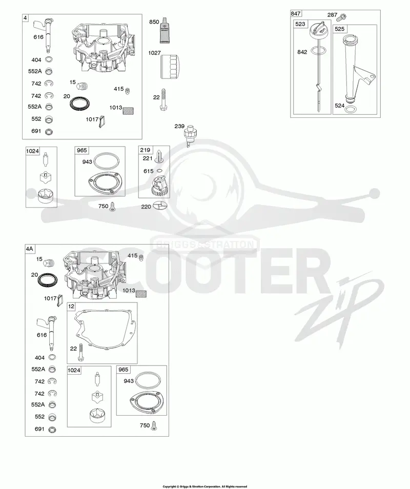 Engine Sump, Oil Pump, Dipstick/Tube Assembly