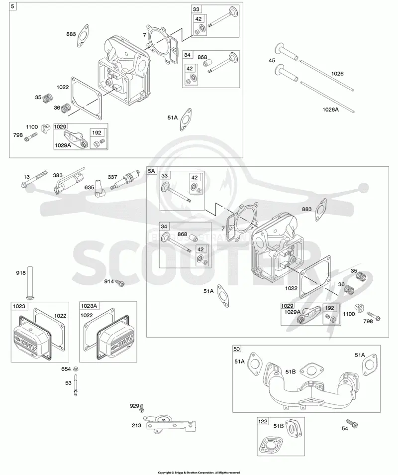Cylinder Head, Rocker Arm Cover, Intake Manifold