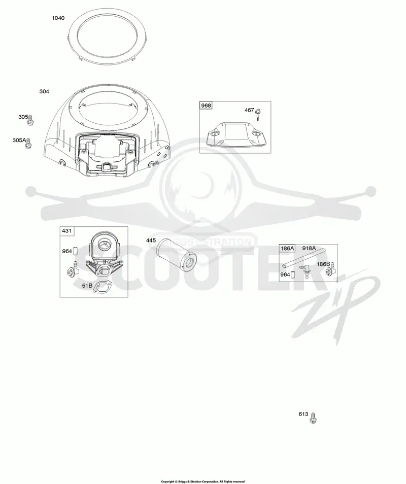 Blower Housing, Air Cleaner