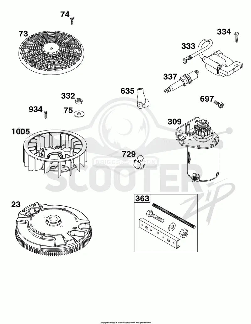 Flywheel, Ignition, and Starter Group