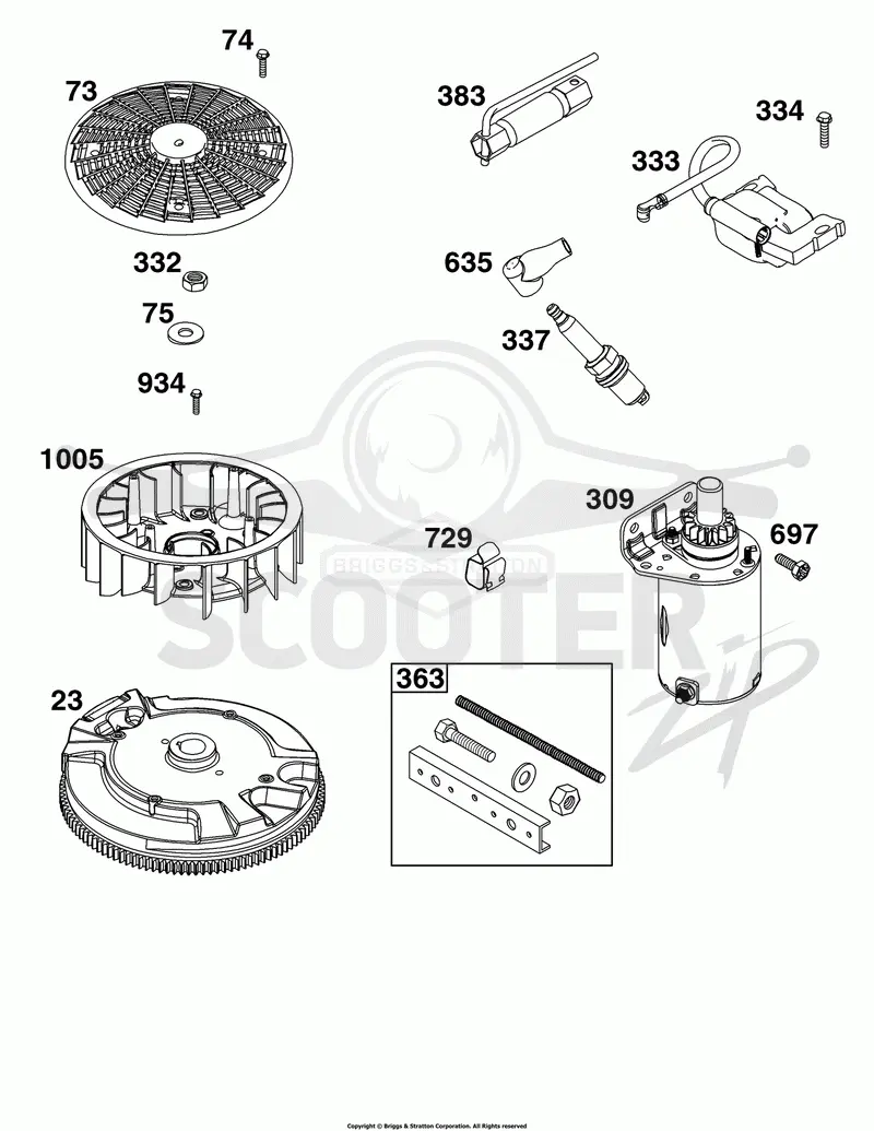 Flywheel, Ignition, and Starter Group