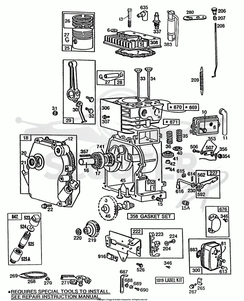 Cylinder,Mufflers,Piston