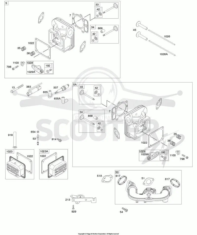 Cylinder Head, Rocker Arm Cover, Intake Manifold