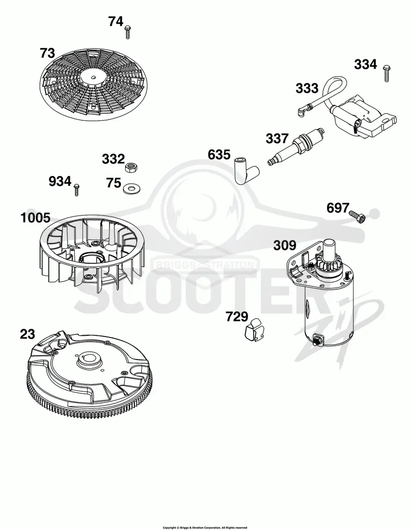 Flywheel, Ignition, and Starter Group