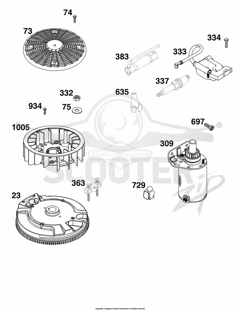 Flywheel, Ignition, and Starter Group