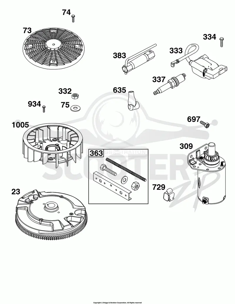Flywheel, Ignition, and Starter Group