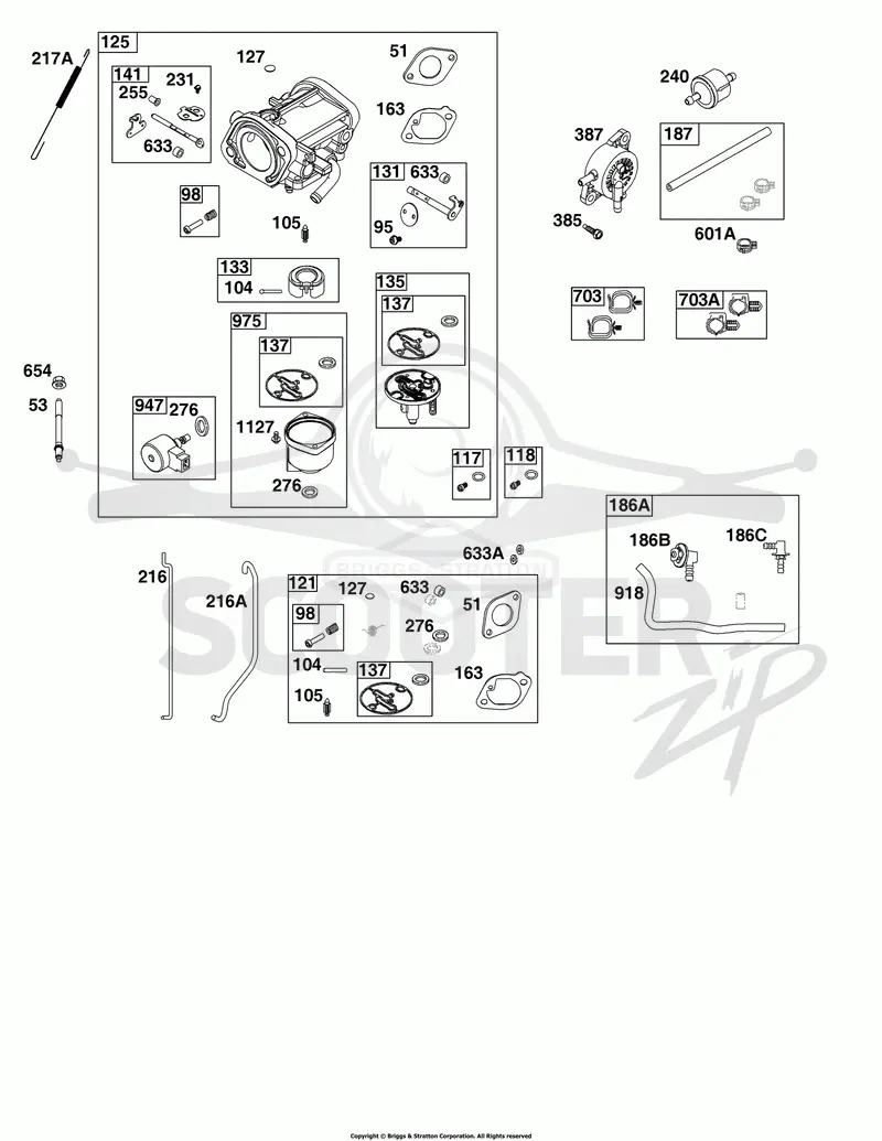 Carburetor and Fuel Supply Group