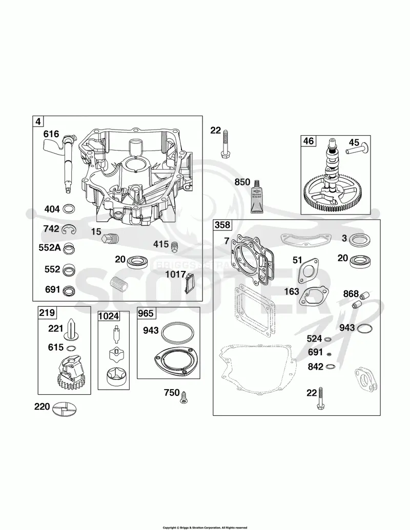 Crankcase Cover/Sump Group
