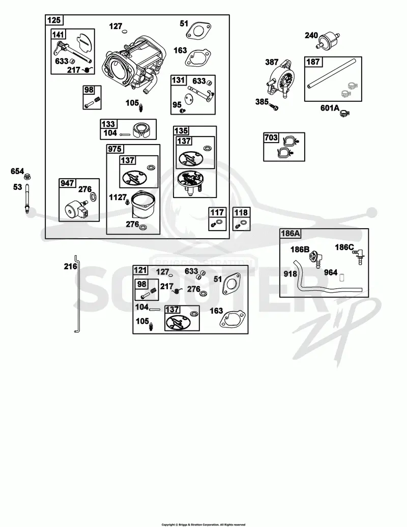 Carburetor and Fuel Supply Group