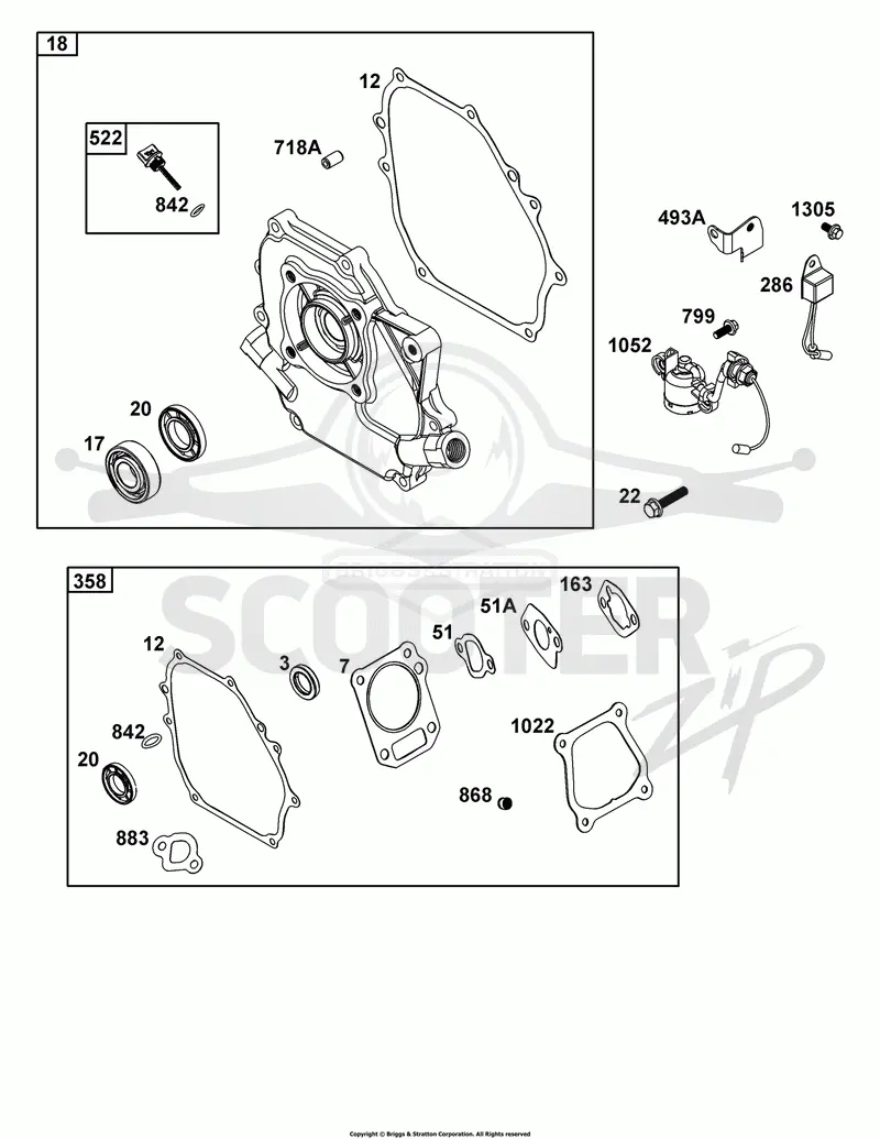 Crankcase Cover/Sump and Lubrication Group