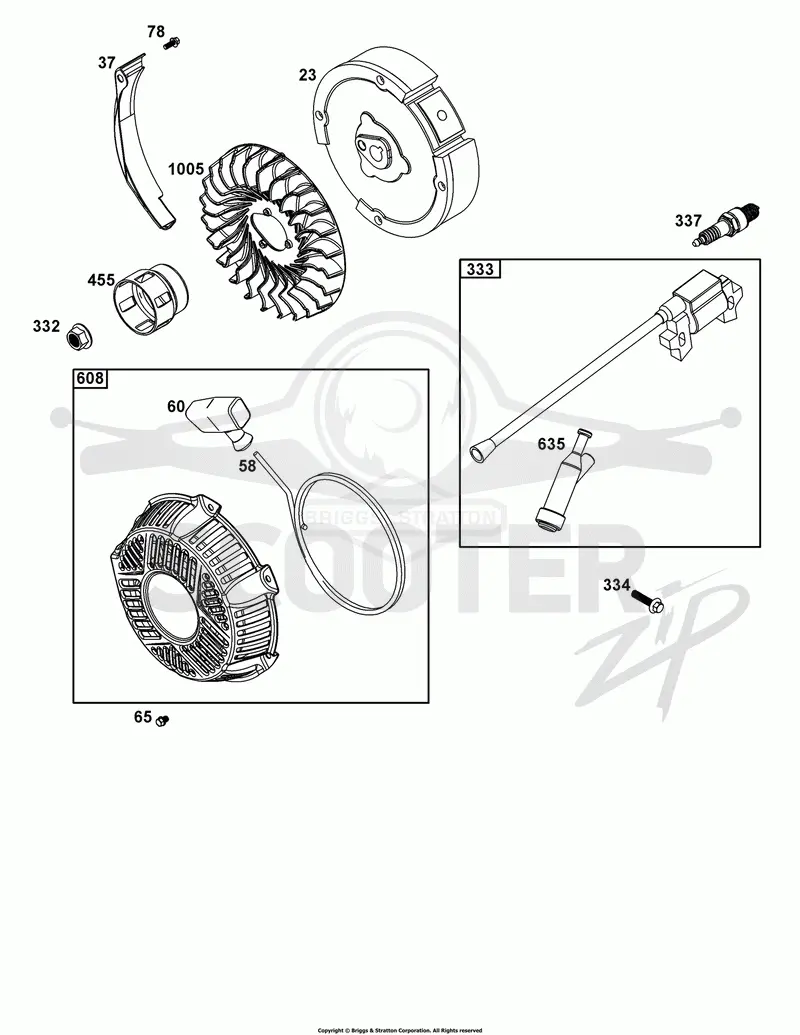 Flywheel, Ignition, and Starter Group