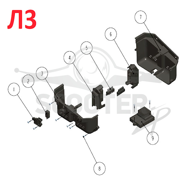 Газонокосилка-аккум.-PLM20H-380B-деталировка-Л-3