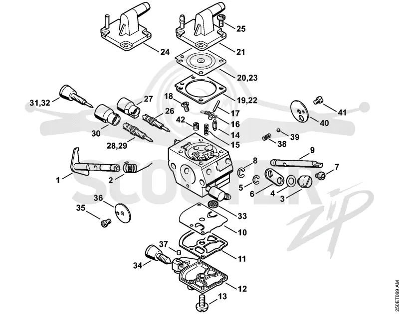 Карбюратор C1Q-S161, -S162, -S163, -S164, -S82, -S83, -S138, -S139