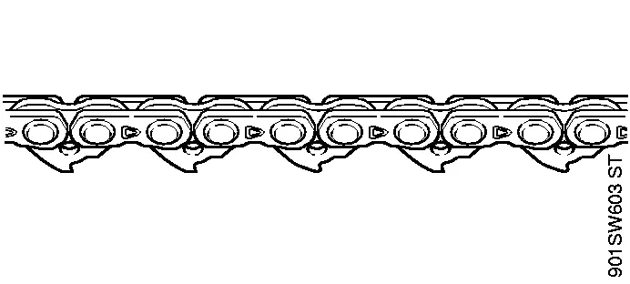 Беззубчатая цепь .404 1,6 (53 cm / 21)