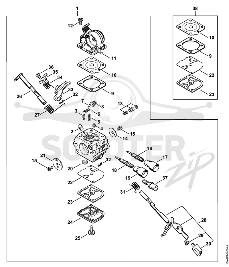 10. Карбюратор C1Q-S123