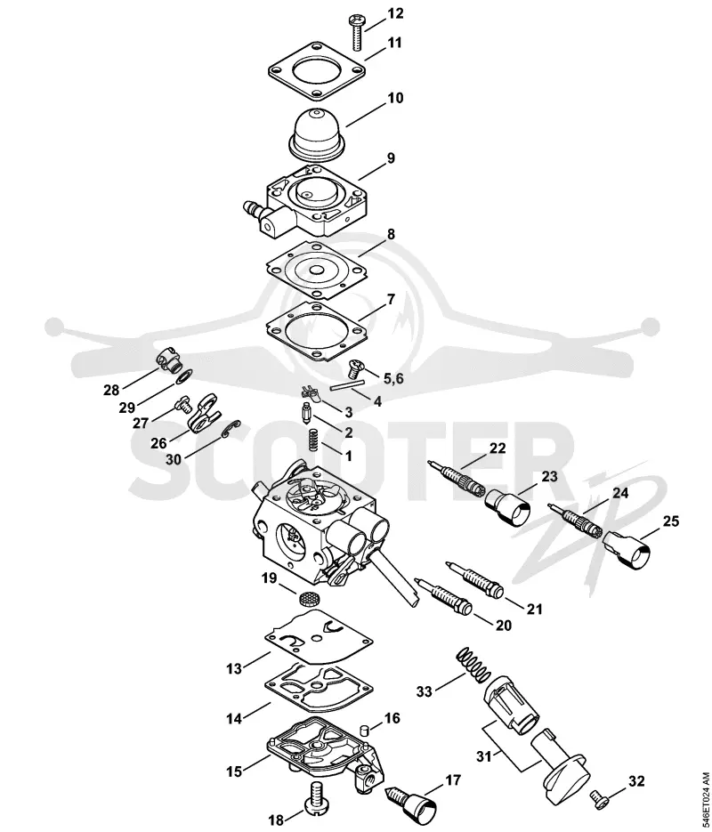 Карбюратор C1M-S226, C1M-S207, C1M-S145