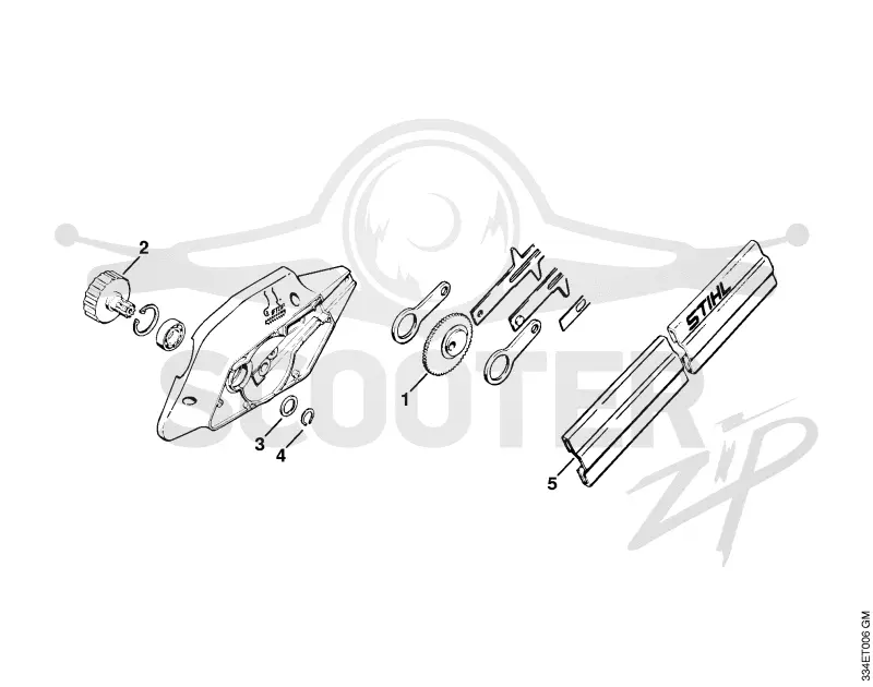 05. HS 242 Корпус передачи - Ножи