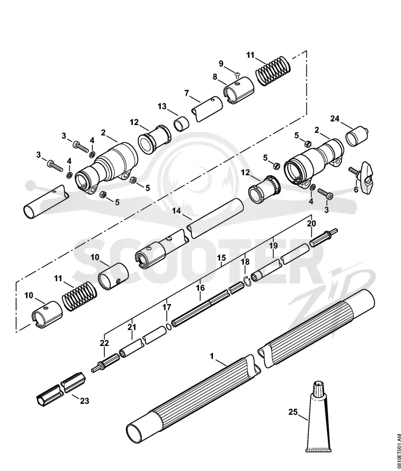 12. Хвостовик PC 75