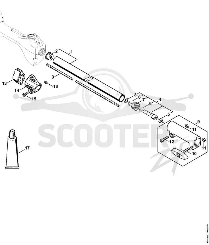 12. Хвостовик KM 56 C