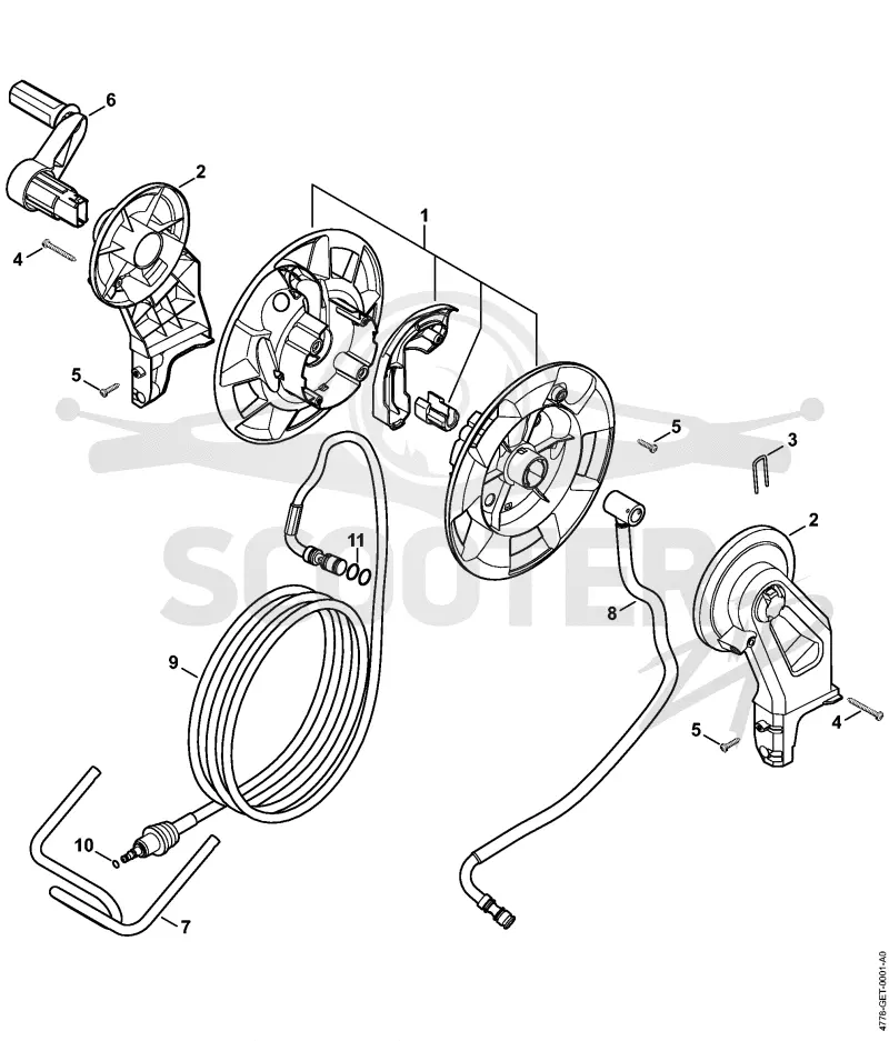 05. Шланговый барабан RE 129 PLUS