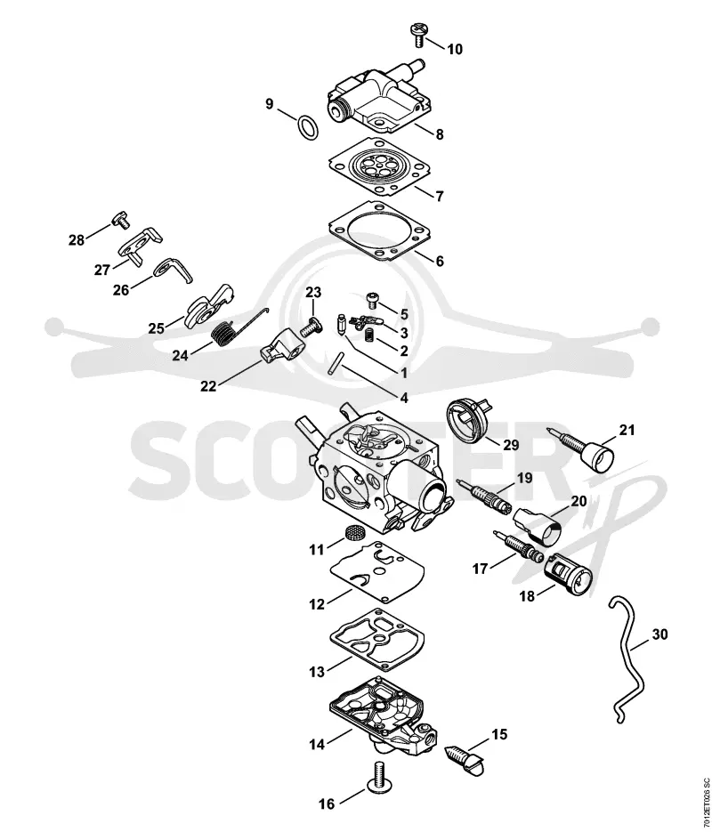13. Карбюратор C1Q-S281, C1Q-S284