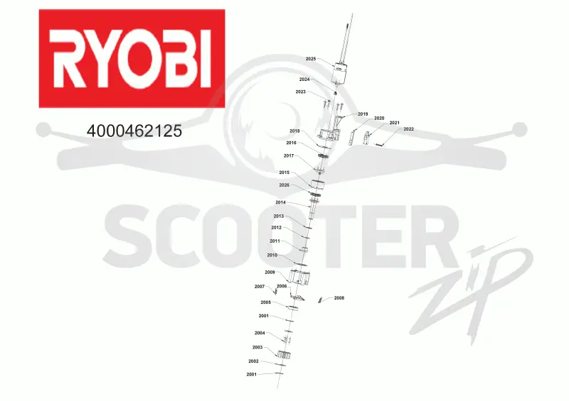 RYOBI RLM36X41H50P (Code 4621-25) Схема 2
