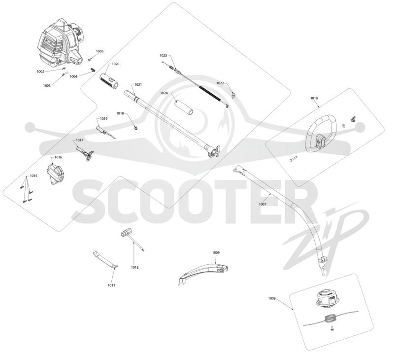 RYOBI RLT254CDSO (Code 4446-39) Схема 1