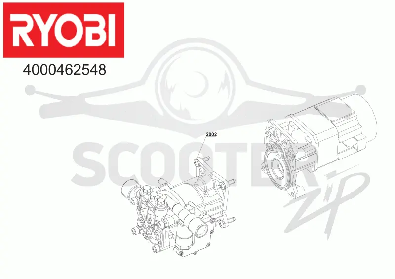 RYOBI RPW120B (Code 4625-48) Схема 2