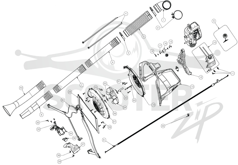 RYOBI RBL26BP (Code 1815-#1) Схема 1
