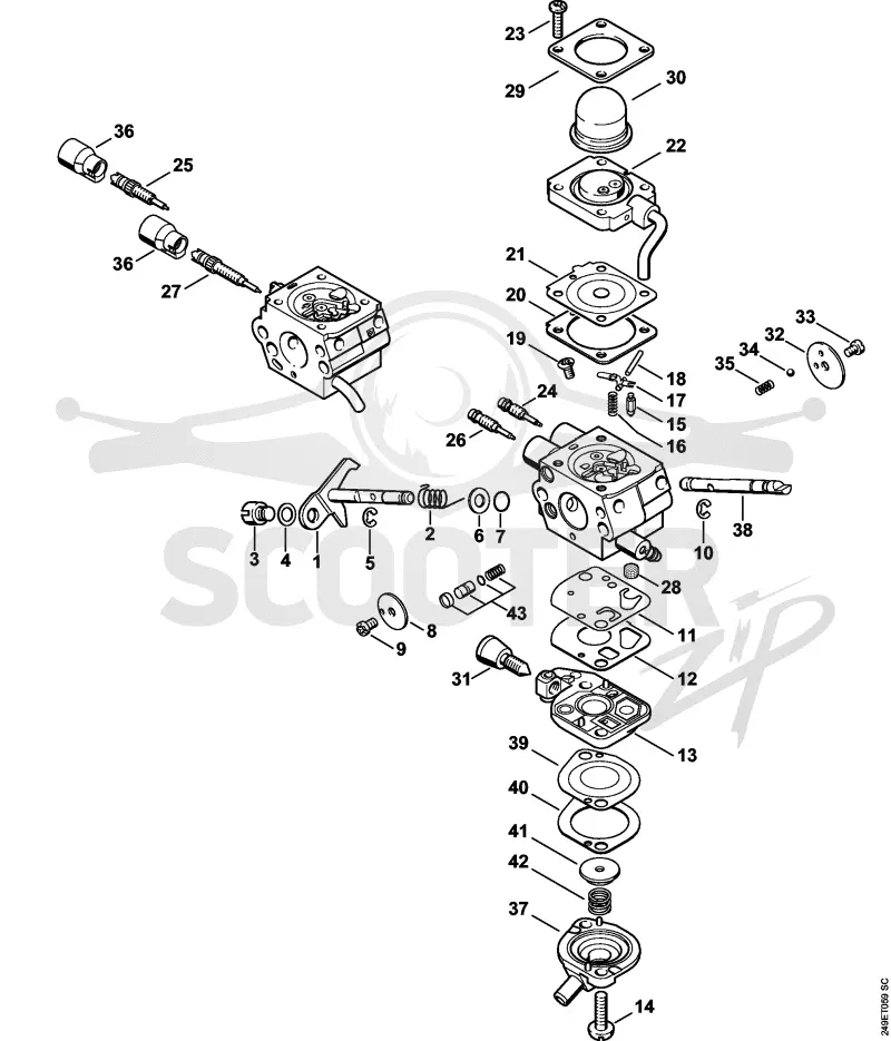 Карбюратор C1Q-S174, C1Q-S131