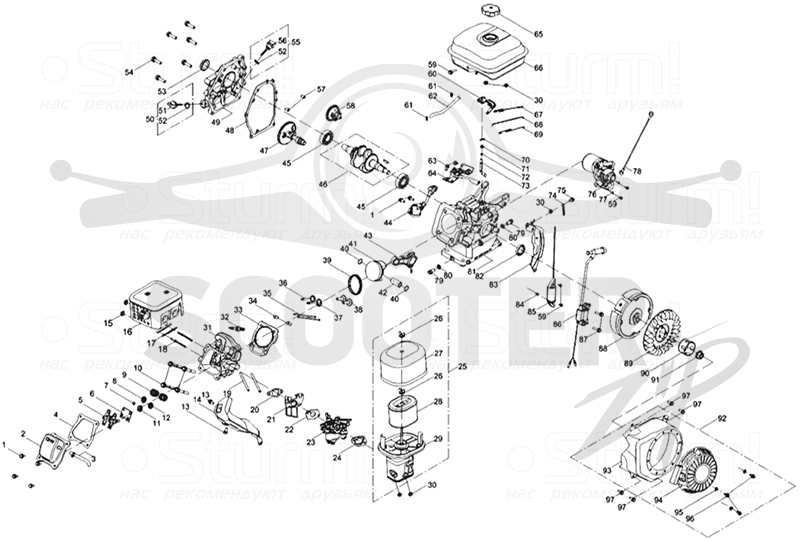 STG5765E схема 04 (двигатель)