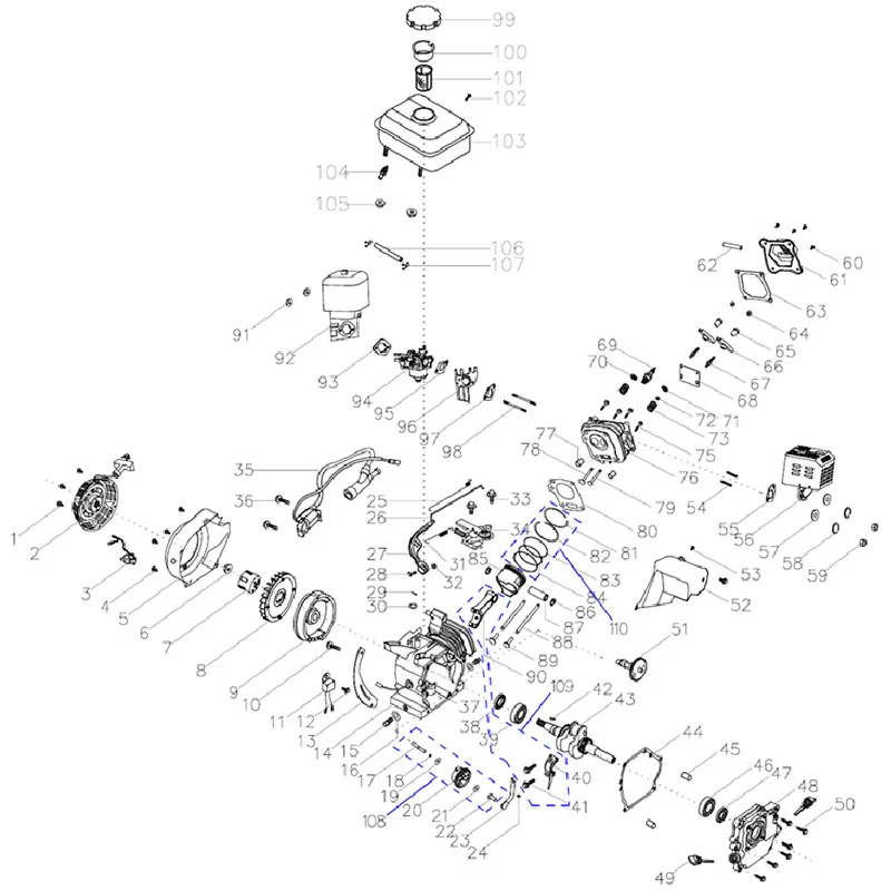 GT-430 Двигатель