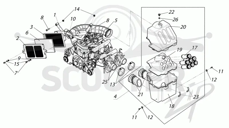 Система впуска S10805000 551