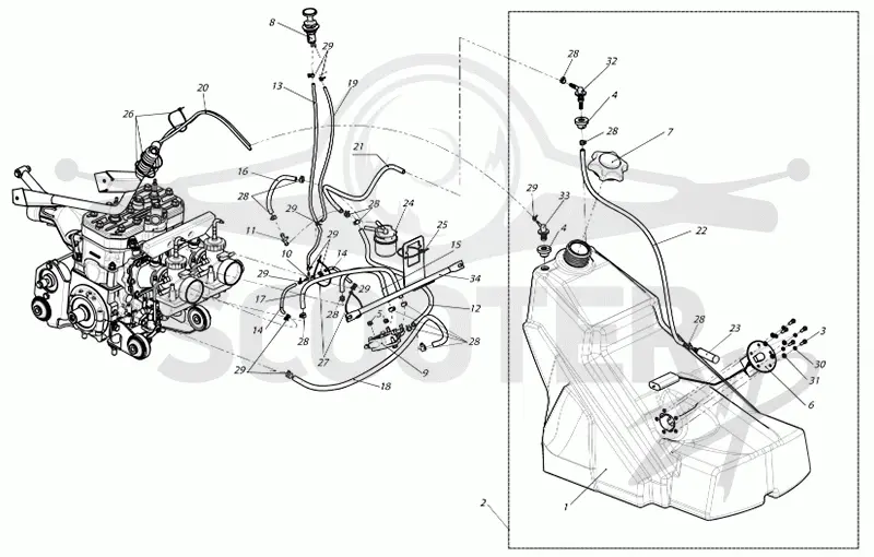 Система питания S10801600 551