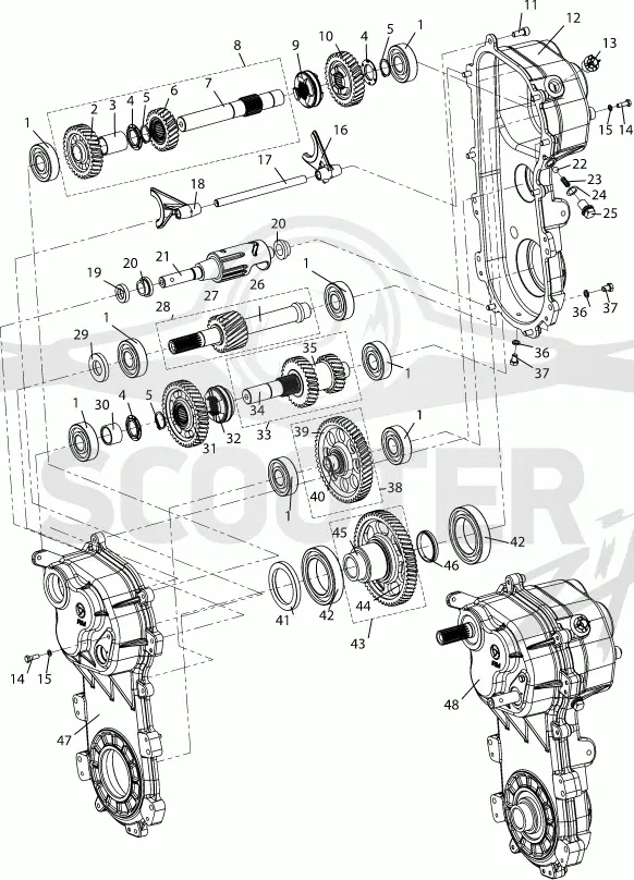 Коробка передач S10600100