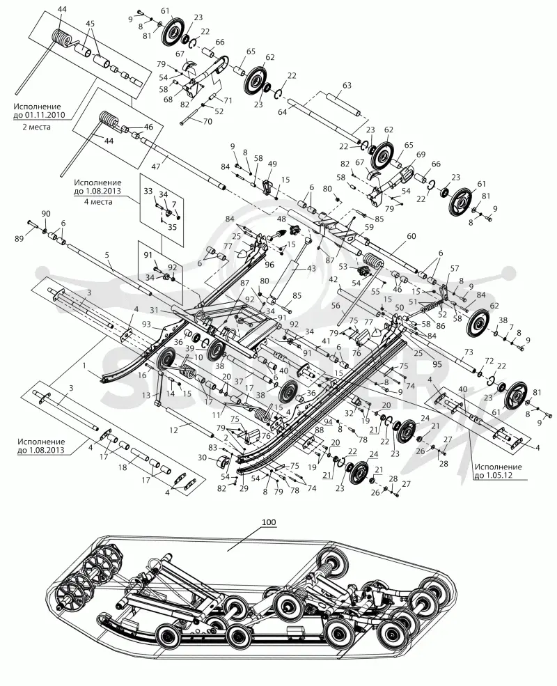 Ходовой узел C40200600
