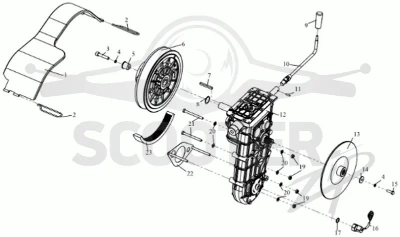 Трансмиссия С40601700-03