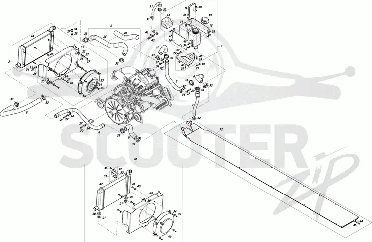Система охлаждения C40502700