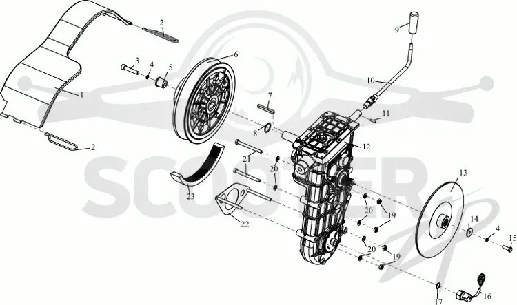 Трансмиссия С40601700-08