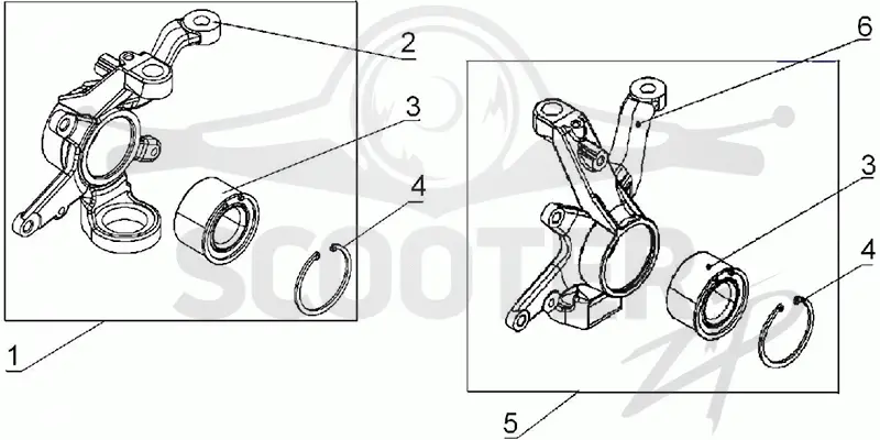 Кулаки поворотные
