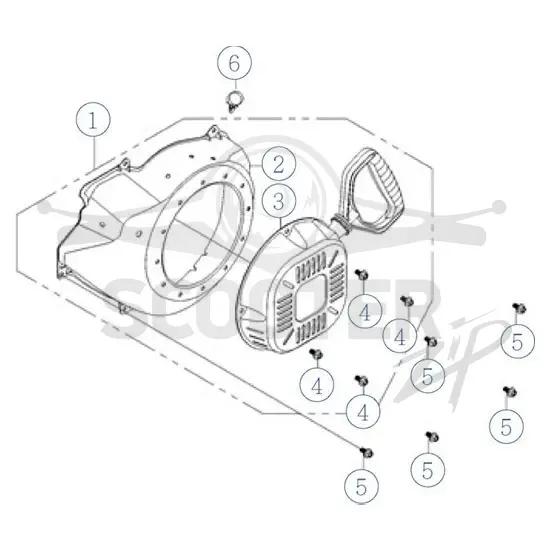 Стартер LONCIN LC185FDS