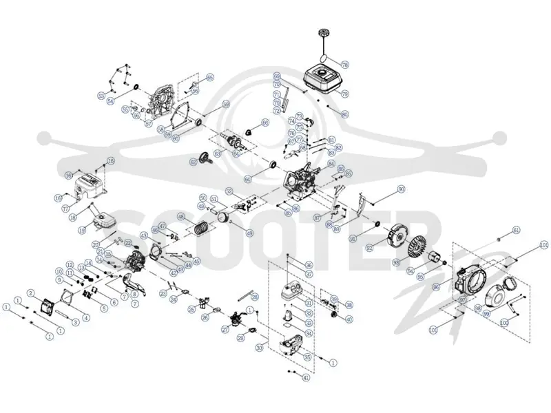 Двигатель ZONGSHEN GB200A